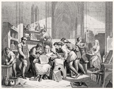 Introduction of the Art of Printing by English School
